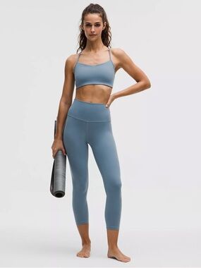 Lululemon Align High Rise Crop 23” Steel Blue 12